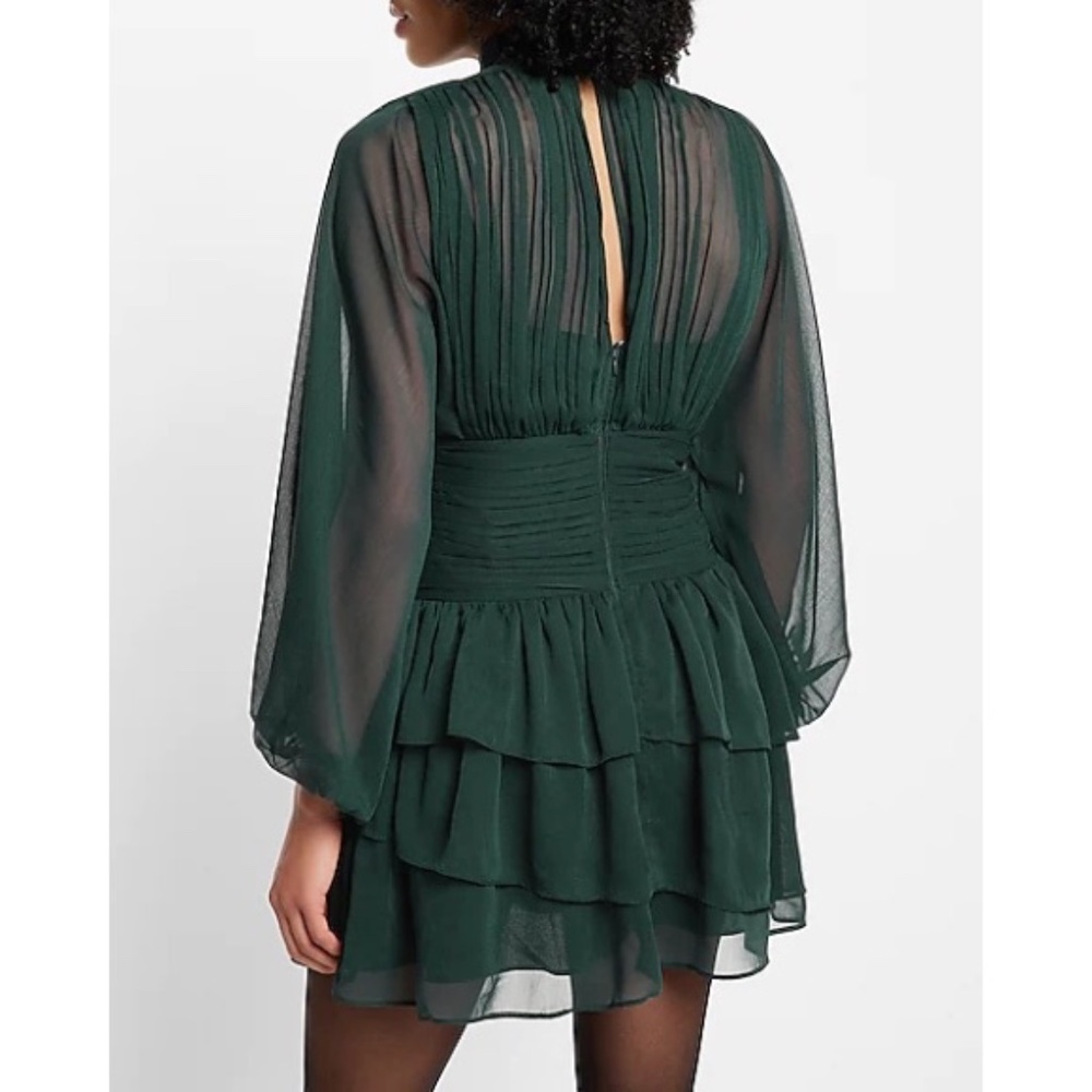 Express Ruffle Mini Dress - Picture 2 of 8